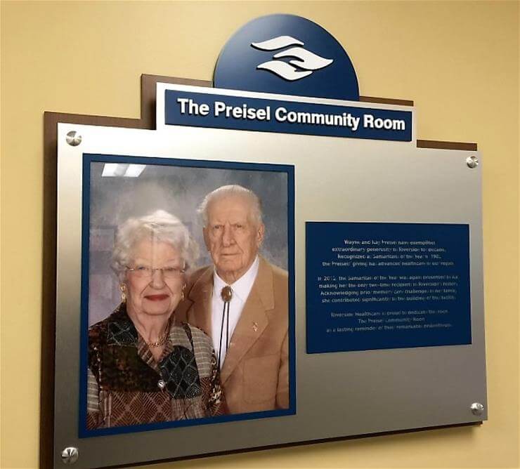 RMC Preisel Award Plaque